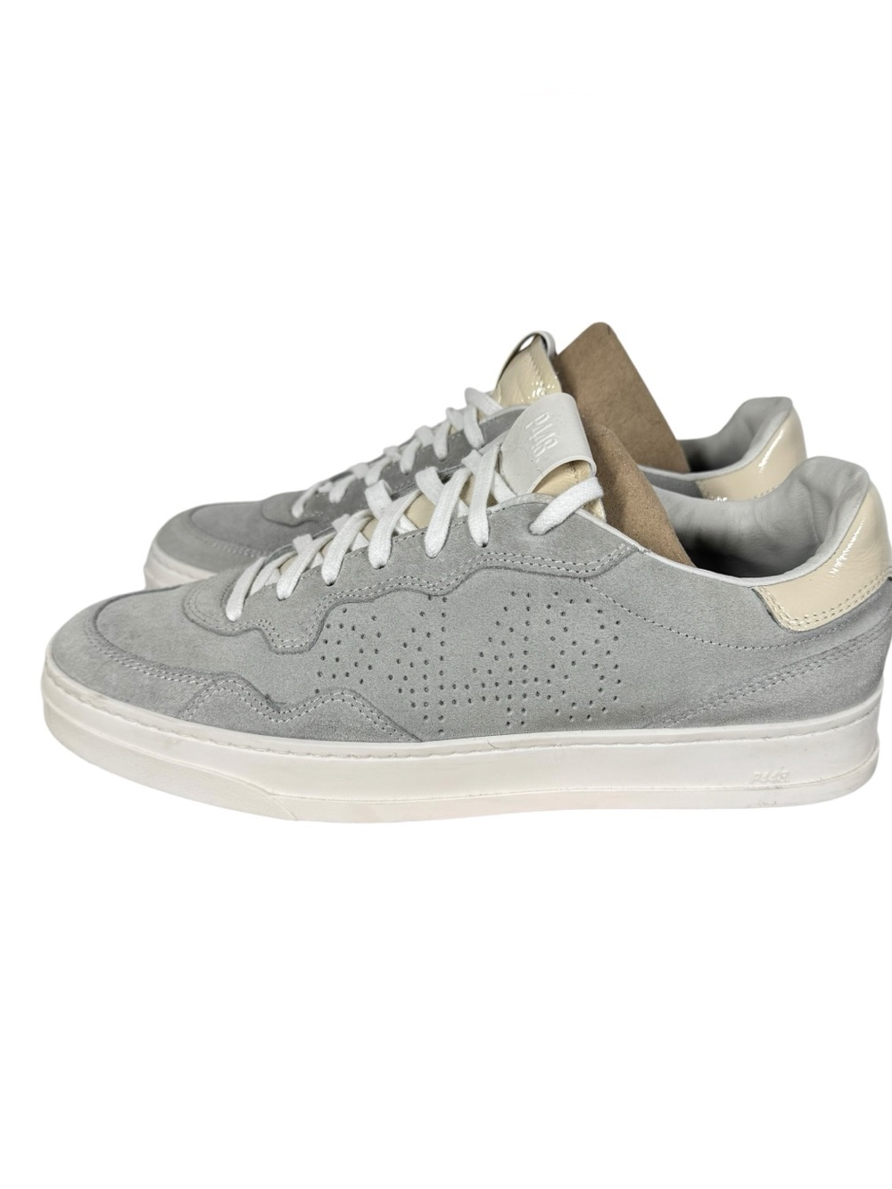 P448 Bali Grey Suede Lace Up Sneaker Shoes Women’s Size 40 9.5/10